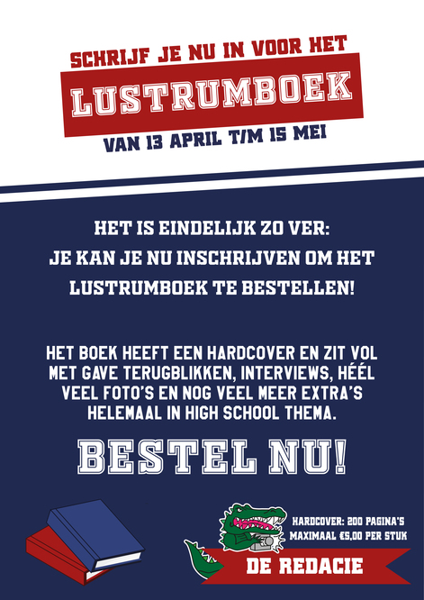 Large poster promo boek prijs aangepast